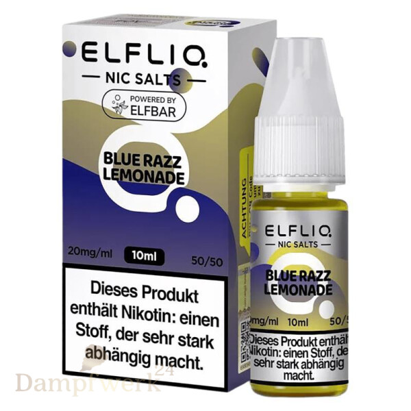 Elfbar ElfLiq Liquid 10ml - Blue Razz Lemonade 20mg