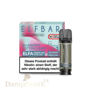 Elfbar ELFA Pods - Blueberry Cotton Candy
