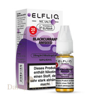 Elfbar ElfLiq Liquid 10ml - Black Currant Aniseed 20mg