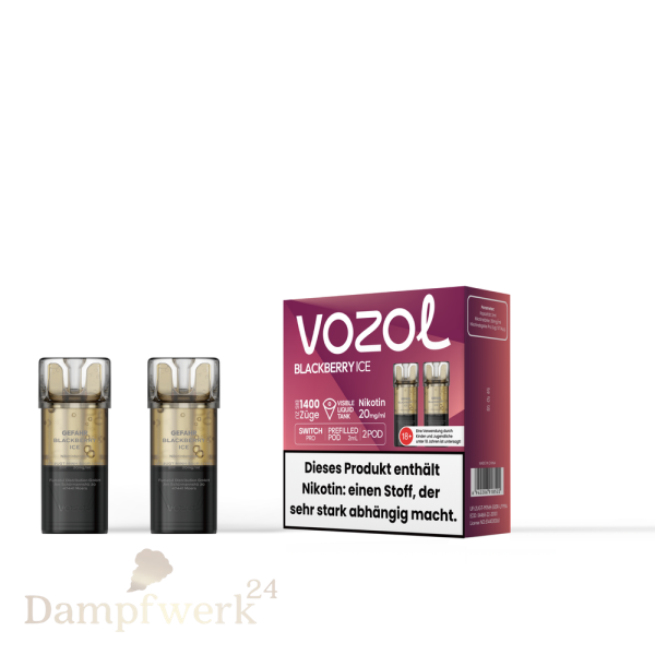 Vozol Switch Pro - Blackberry Ice Pods (2 stück)