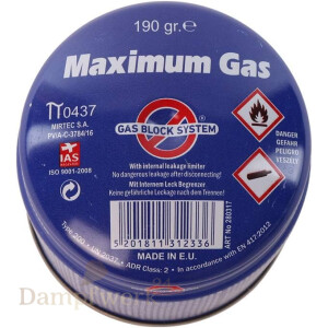 Maximum Gas Kartusche 190g