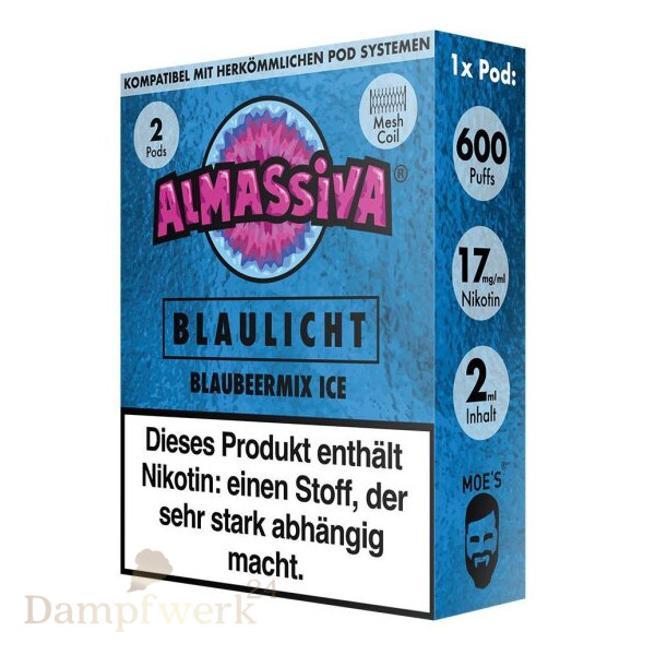 Almassiva Pods -  Blaulicht 2er Set 17mg