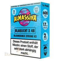Almassiva Pods -  Blaulicht X 4B 2er Set 17mg