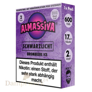 Almassiva Pods - Schwarzlicht 2er Set 17mg