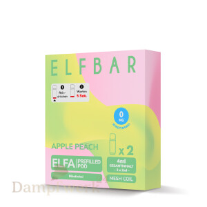 Elfbar ELFA Pods NIKOTINFREI - Apple Peach