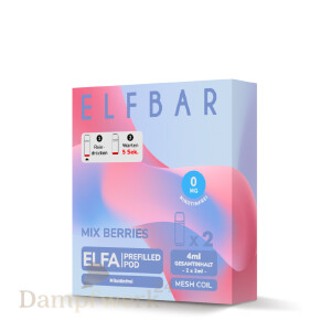 Elfbar ELFA Pods NIKOTINFREI - Mix Berries