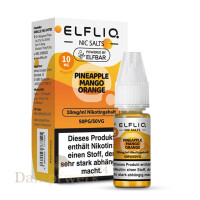 Elfbar ElfLiq Liquid 10ml - Pinapple Mango Orange 10mg