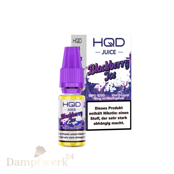 HQD Juice - 18mg Liquid - 10ml - Blackberry Ice