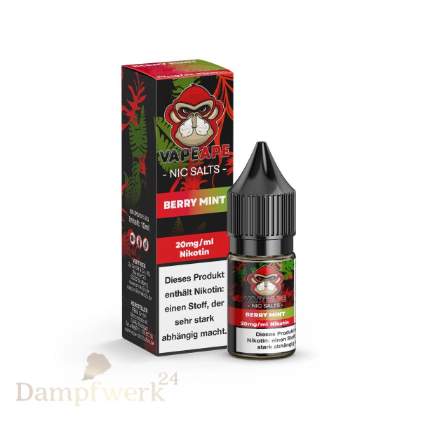 VapeApe Liquid 10ml - Berry Mint
