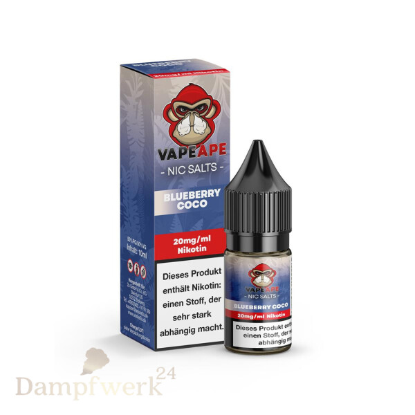 VapeApe Liquid 10ml - Blueberry Coco