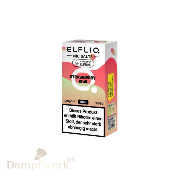 Elfbar ElfLiq Liquid 10ml - Strawberry Kiwi 10mg