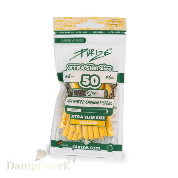 PURIZE XTRA Slim Size Ø 5,9mm - 50er Beutel  Gelb
