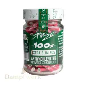 PURIZE XTRA Slim Size Ø 5,9mm - 100er Glas Pink