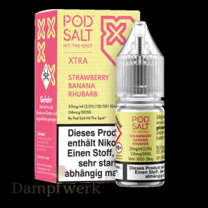 Pod Salt Liquid - Strawberry Banana Rhubarb 20mg