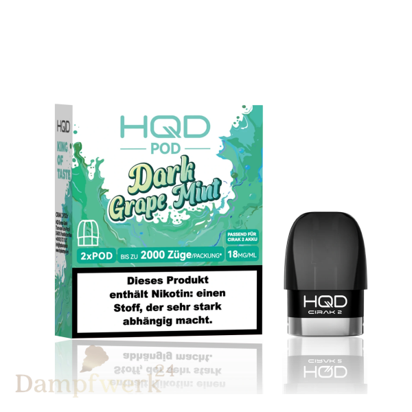 HQD Cirak Pod 2 - Dark Grape Mint