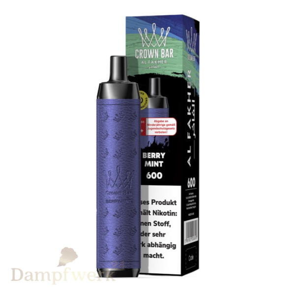 Al Fakher 600 Vapes 2ml Berry Mint 20mg