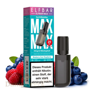 Elfbar Max Container 10ml Blue Sour Raspberry