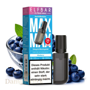 Elfbar Max Container 10ml Blueberry