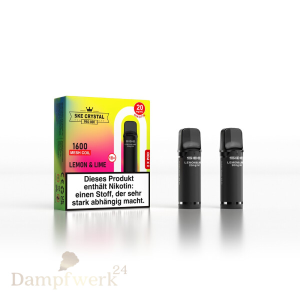 Crystal Pod 800 2er Set Lemon Lime