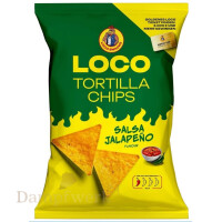 Loco Tortilla Chips 100g -  Salsa Jalapeno