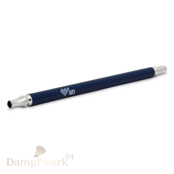 WD Hookah - Carbon Mundstück Blau (36cm)