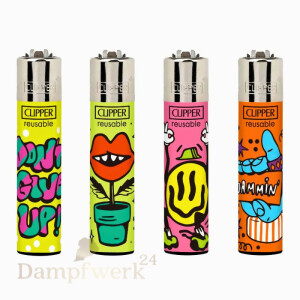 Clipper Feuerzeug Einzeln Get Up