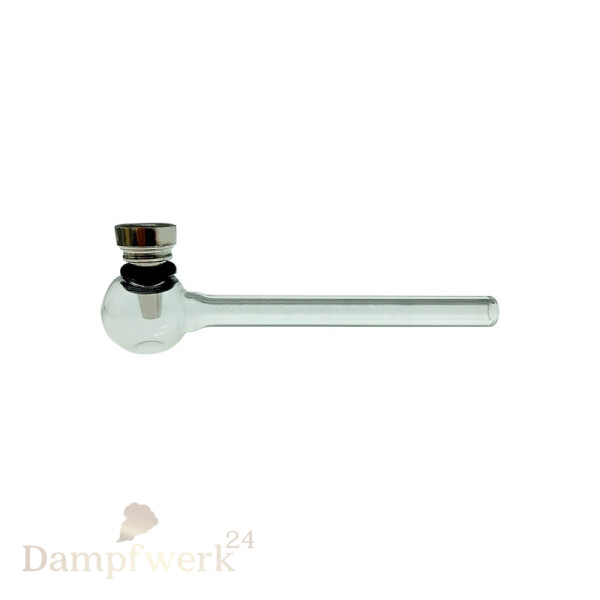 Mini Glass Pfeifen / Hand Pipes Einzeln Glas mit Metallsieb