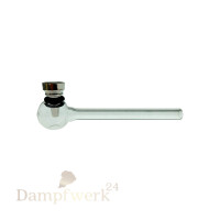 Mini Glass Pfeifen / Hand Pipes Einzeln Glas mit Metallsieb