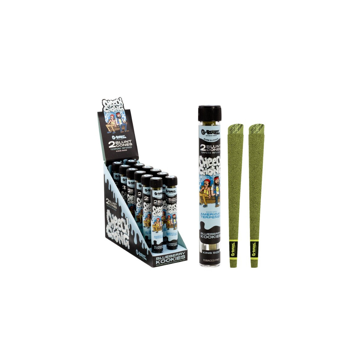 G-Rollz Terpene Infused Cones 2er Pack box