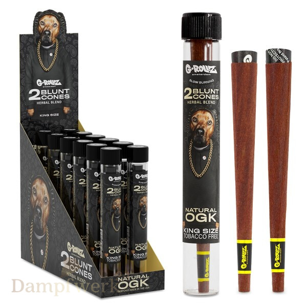 G-Rollz Terpene Infused Cones 2er Pack Natural OGK (Dog)