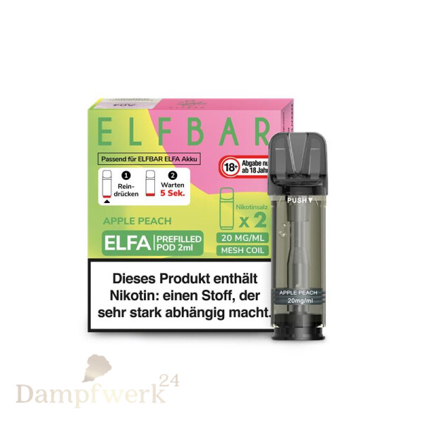 Elfbar ELFA Pods - Apple Peach