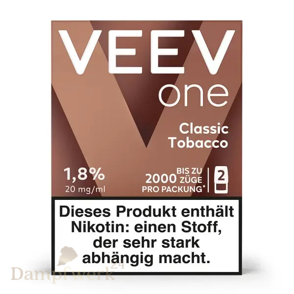 VEEV One Pod ( 2 Stk ) Classic Tobacco 20mg