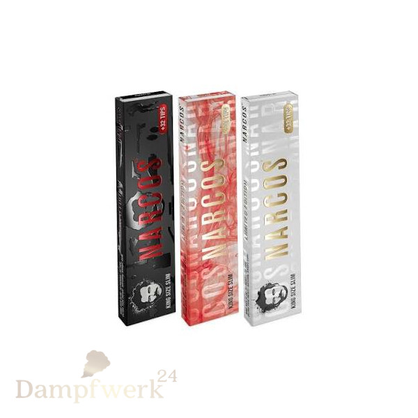 NARCOS Kingsize Slim Limited Edition Papes mit Tips