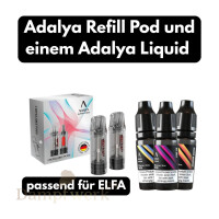 Adalya Leerpod für Elfa inklusive Adalya Liquid