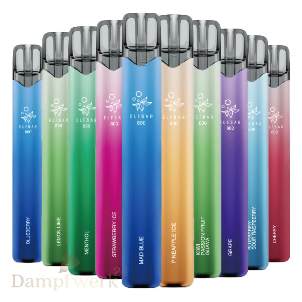 Elfbar 800 Vapes 20mg Sweet Berries