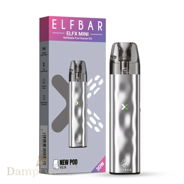 Elfbar ELFX Mini Pod Kit - Silver