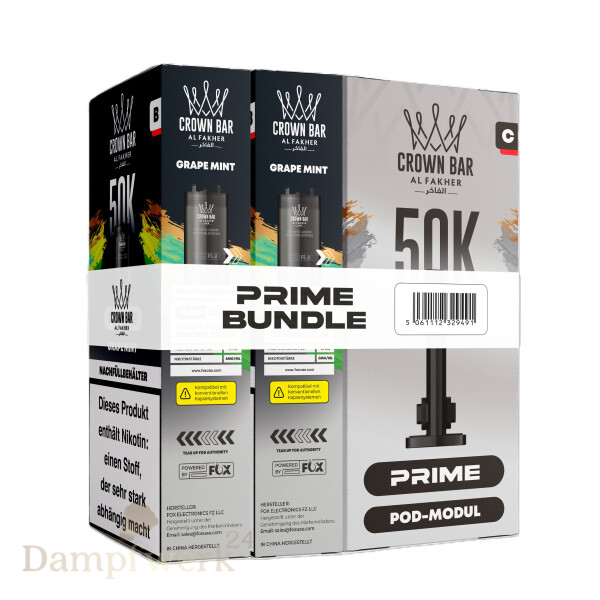 AL FAKHER 50K HYPERMAX PRIME POD BUNDLE Grape Mint