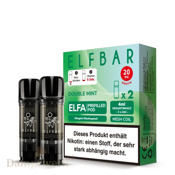 Elfbar ELFA Pods - Double Mint
