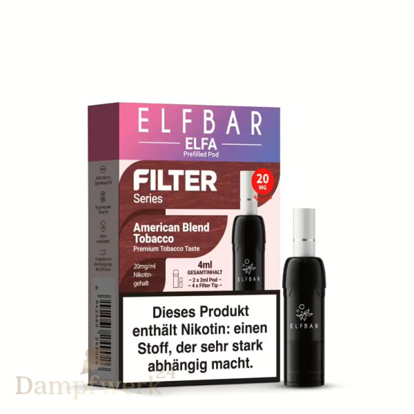 Elfbar ELFA Pods Filter Series - American Blend
