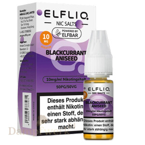 Elfbar ElfLiq Liquid 10ml - Blackcurrant Aniseed 10mg