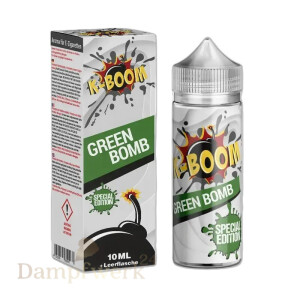 K-Boom Longfill - Green Bomb - 10ml Aroma in 120ml Flasche