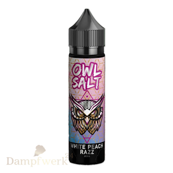 OWL Salt Aroma Longfill - White Peach Razz - 10ml in 60ml Flasche
