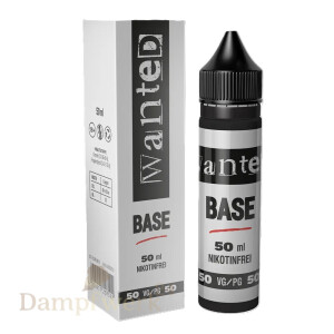 Wanted Base 50/50 50ml in 60ml Flasche