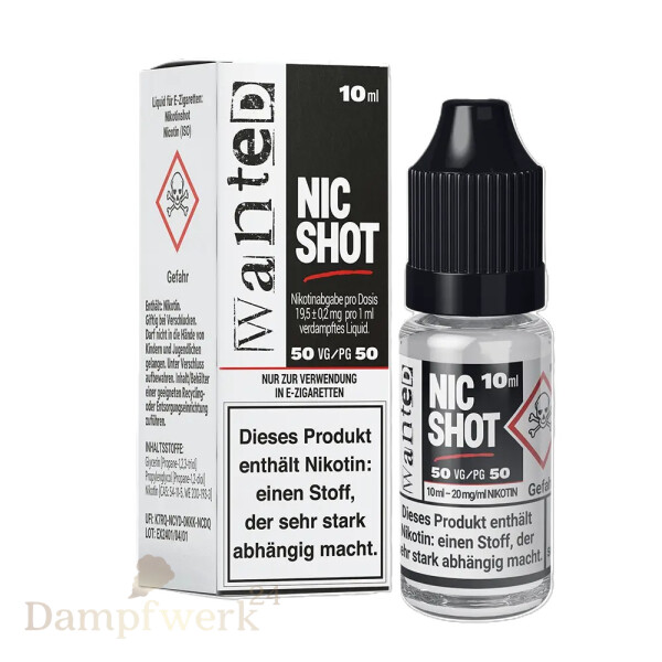 Wanted Shot 50/50 20mg/ml 10ml