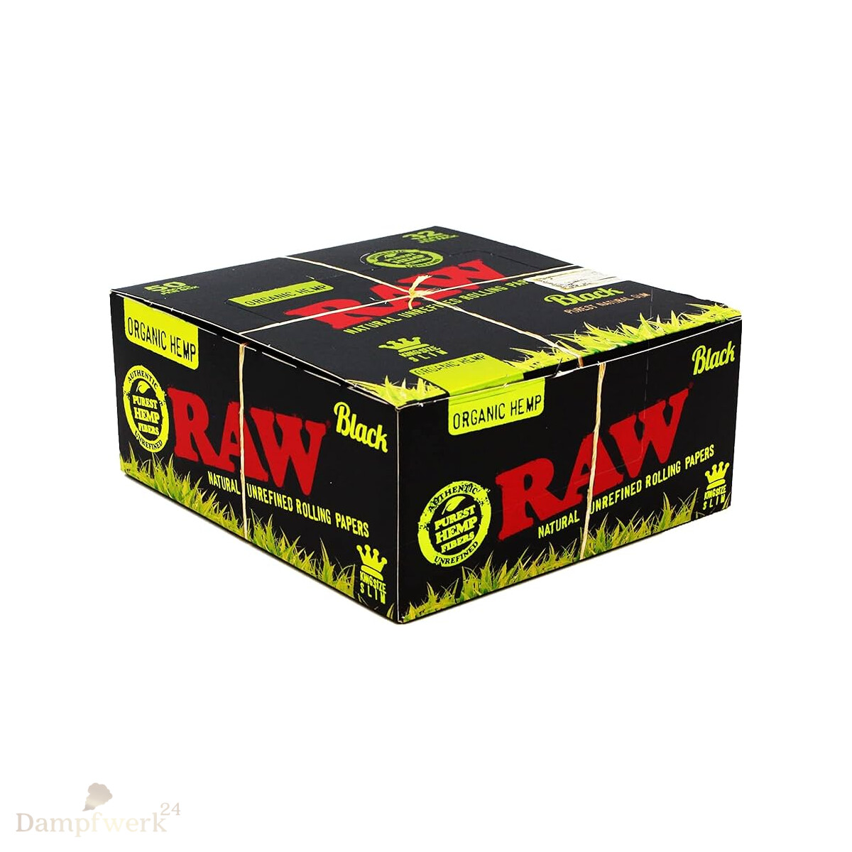 RAW Black Organic King Size Slim Longpap box