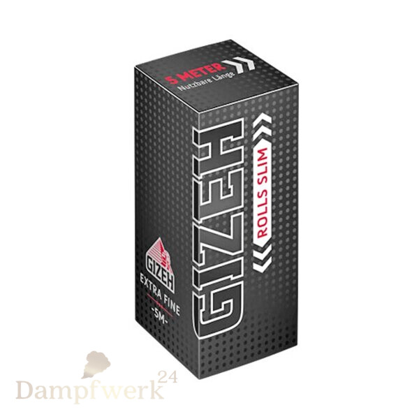 Gizeh Black Rolls Slim 5 Meter Extra Fine