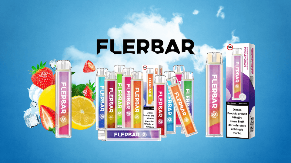 flerbar 600 in verschiedenen Geschmäckern